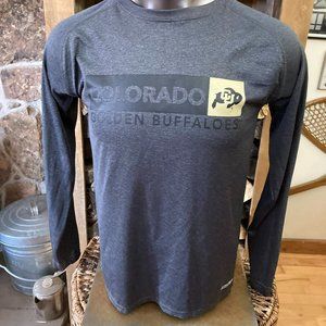 Colorado Golden Buffaloes Buffs University College School CU medium M longsleeve